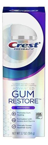 Pasta De Dientes Crest Pro Health Gum Restore Whitening 110g