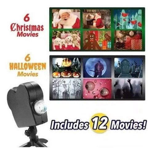 Proyector De Luz Holográfica De Navidad Color Las Luces 220v