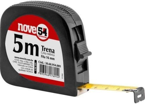 Trena Curta De Aço 5 M X 16 Mm Hobby Nove54