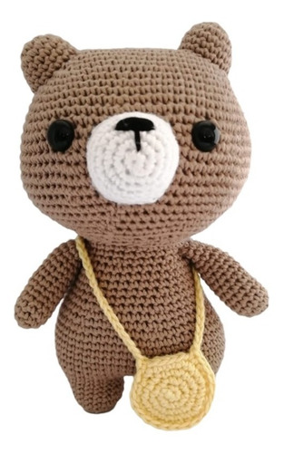 Amigurumi Oso Tejido Algodón Osito Bolsa