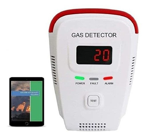 Detector De Gas Natural Y Detector De Propano; Alarma De Fug