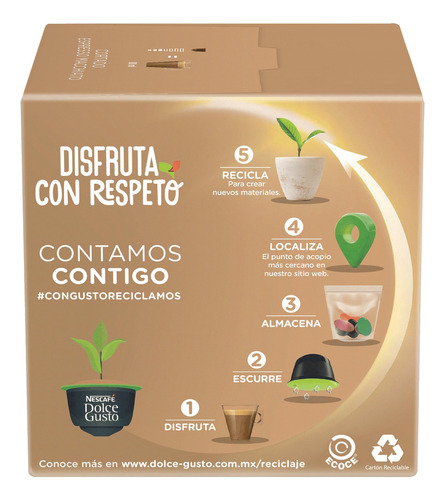 16 Cápsulas Nescafé Dolce Gusto Cortado Espresso Macchiato