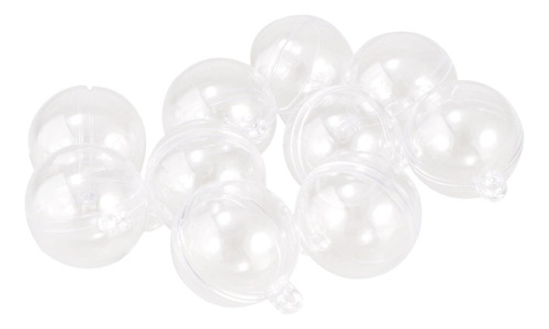 Jjzs Bolas De Plástico Transparente 6 Piezas
