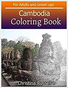 Cambodia Coloring Book For Adults And Grown Ups Cambodia Ske