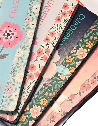 Imagen 4 de 4 de Cuaderno Tapa Dura Libreta Anotador Elastico Varios Diseños