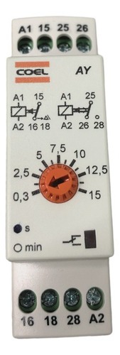 Rele Temporizador Estrela Triangulo 15s Coel 220v 2naf Ay
