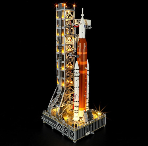Lego Icons Lanzamiento Artemis Nasa 10341 cohete espacial