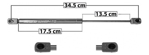 Amortiguador Cofre Jeep Grand Cherokee 2005-2010 Der Izq