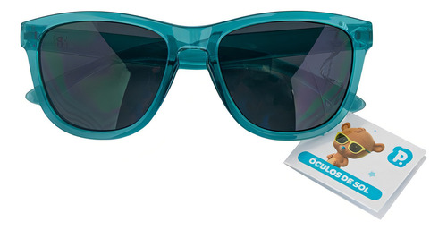 Óculos Infantil Meninos Proteção Uv400 Verde E Azul Pimpolho