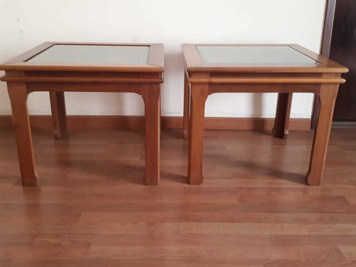 Mesa Auxiliar De Madera, Por Unidad O Juego De 2