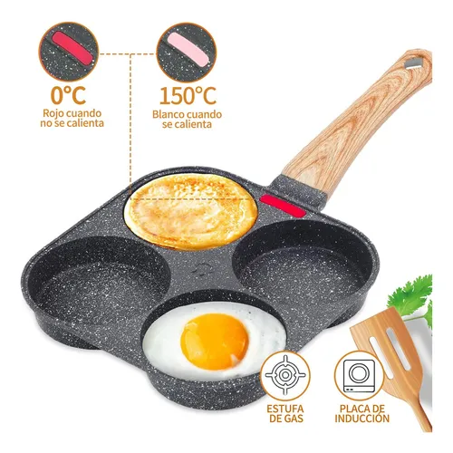 Bc Sartén Antiadherente For 4 Huevos, Sartén For Huevos,