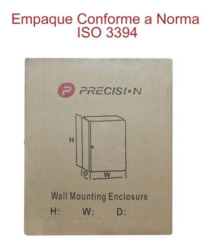 Caja Poliéster Ip66 Intemper 300x400x200mm Incluye Chapa