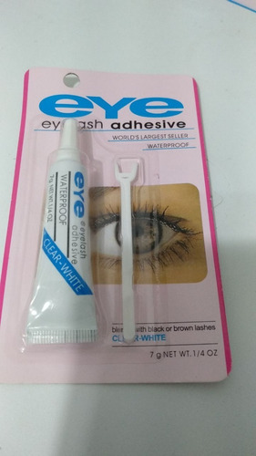 Cola Para Cílios À Prova D´água Eye Eyelash Aplicador Branca