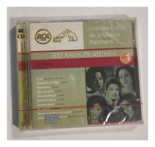 Grandes Éxitos De La Música Ranchera Vol.1 Cd Original 