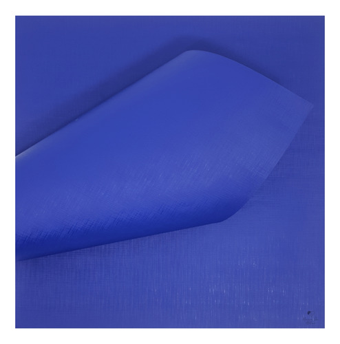 Papel Para Scrapbook Plast Linho 30,5 X 30,5  Azul Royal