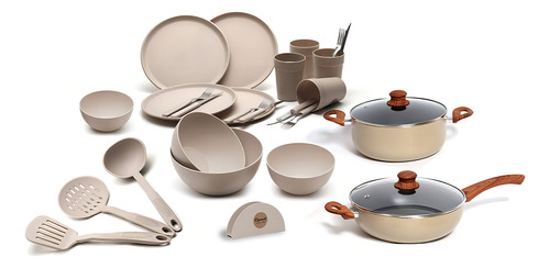 Set Primera Mudanza Beige Areia Compueto Por 38 Piezas