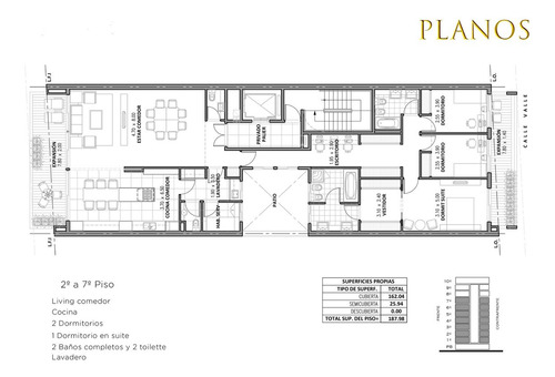 Departamento 7mo Piso Balcon Cochera Caballito
