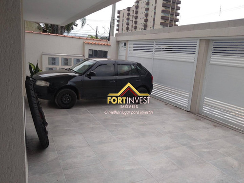 Casa Com 2 Dormitórios À Venda, 63 M² Por R$ 230.000,00 - Caiçara - Praia Grande/sp - Ca0500