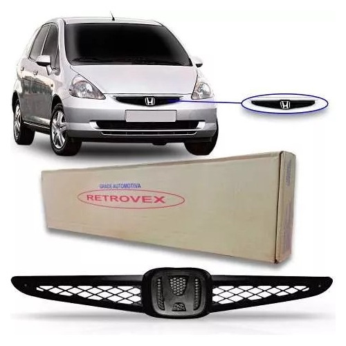 Grade Parachoque Dianteiro Honda Fit 2003 2004 2005 2006