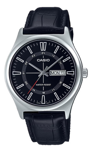 Reloj Casio Cuero Análogo Mtp-v006l-1c Hombre Original