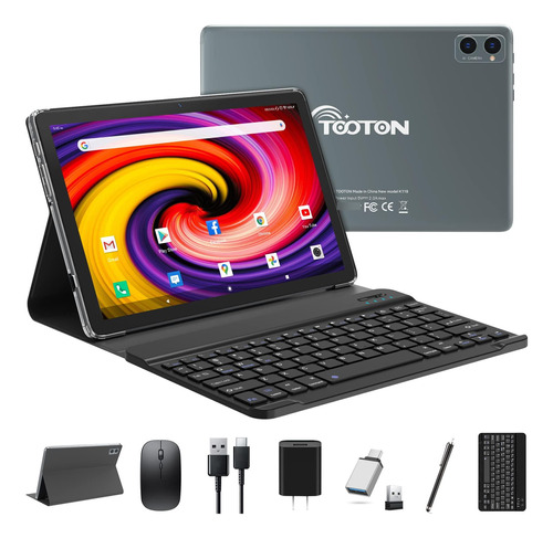 Tablet Android 2 En 1 Con Teclado Y 128 Gb De Almacenamiento