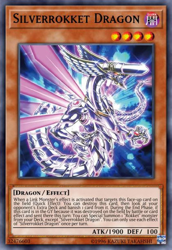 Silverrokket Dragon - Super Rare    Sdrr