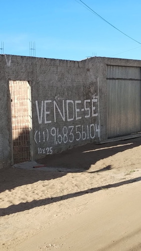 Terreno Com Casa 10x25