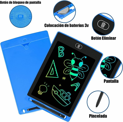 Pizarrón Mágico 10.5 Lcd Pantalla Táctil Tablet De Dibujo