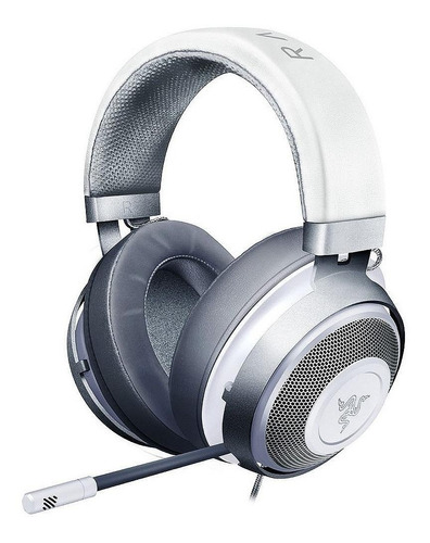 Fone de ouvido gamer Razer Kraken mercury white