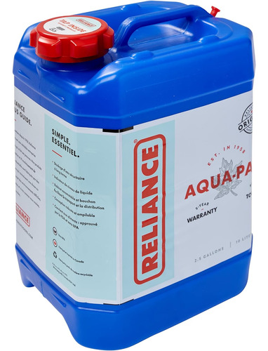 Reliance Products Aqua-pak Contenedor De Agua Rígido De 2.5 