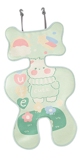 Alfombrilla Para Carrito De Bebé, Cojín Para Asiento Verde