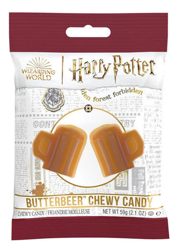 Bala Harry Potter Butter Bear Chewy Candy Jelly Belly 59g
