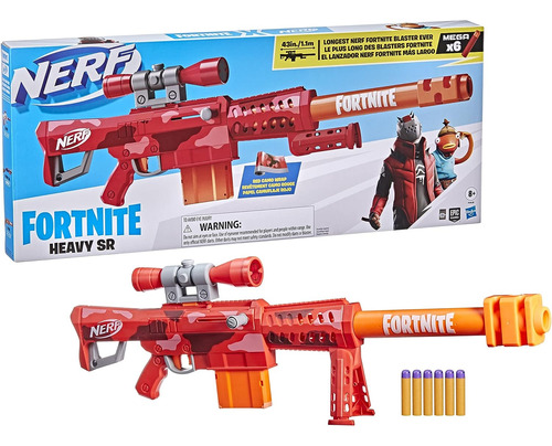 Pistola De Juguete Nerf Fortnite Sniper Heavy Sr