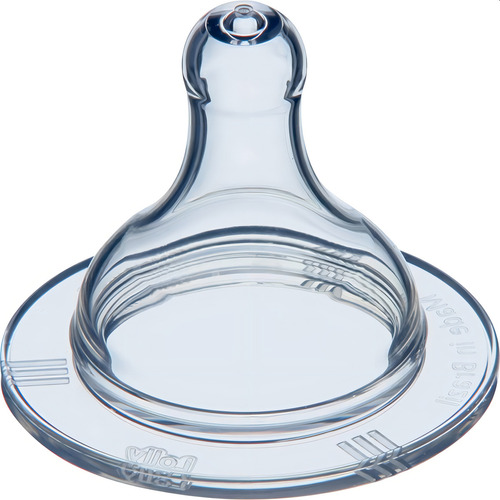 Kit 2 Bico De Mamadeira Silicone Big Redondo Universal Lolly