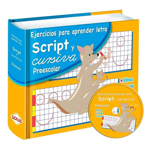 Libro Para Aprender Letra Script Y Cursiva Preescolar