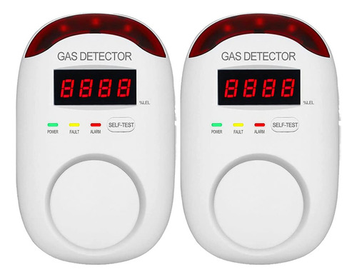 Detector De Gas Natural, Alarma Y Monitor De Gas Doméstico.
