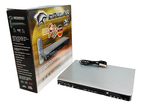 Aparelho Dvd Player Karaoke Cougar Cvd-690 Com Microfone