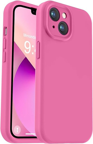 Funda iPhone 13 Con Proteccion De Camara Rosa