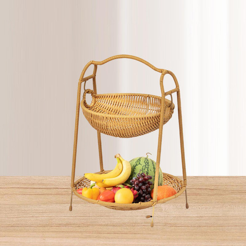 Cesta De Frutas Tejida, Cesta De Desayuno, Bandeja Para
