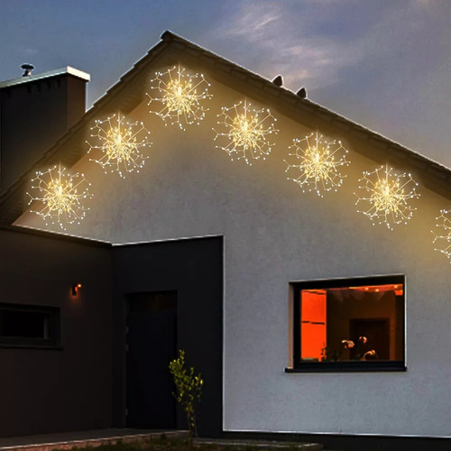 Mc Luces Cadena Led Al Aire Libre Fuegos Artificiales Fairy