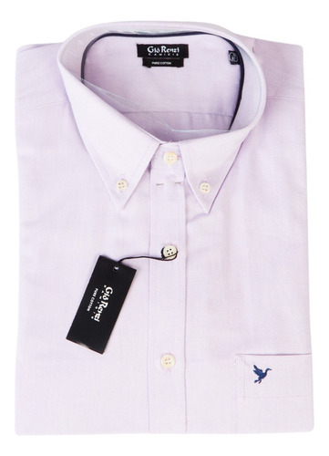 Camisa Hombre Tela Oxford Algodon Sport Manga Larga