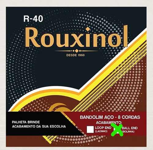 Encordoamento Rouxinol Para Bandolim - R40-be