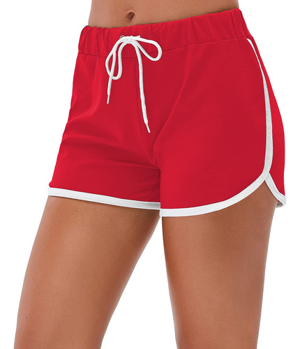 Shorts Deportivo Cintura Elastica Para Mujer Yoga Correr