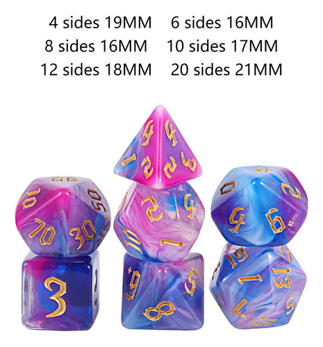 5 X 7x D4 D8 D10 D12 D20 Juguetes De Entretenimiento Juegos