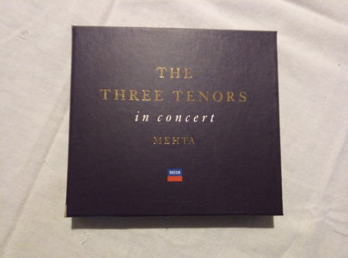 The Three Tenors In Concert Estuche, Álbum Fotos, Letras, Cd