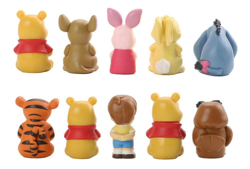 Winnie Pooh Mini Figuras Coleccionables Disney 10pz