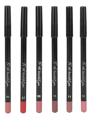 6pcs Lip Lip Liner Profesional Imploude Matte Matte Lip