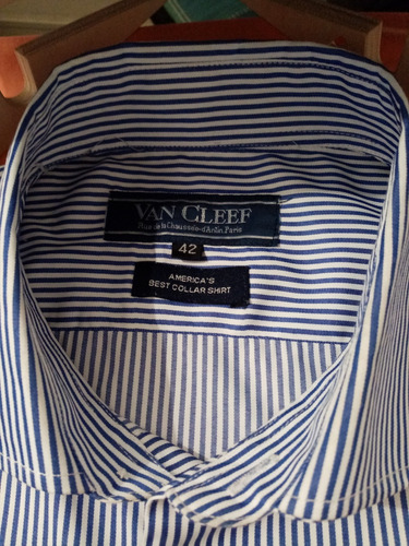 Camisa Hombre - Van Cleef- Talle 42- Nueva!!! 