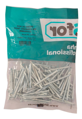 Prego Aco Sforplast Com Cabeca 18x24 (3,5x55mm) % 4954
