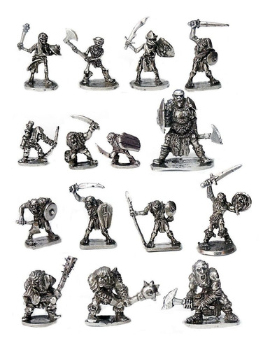 Lote De 15 Miniaturas Rpg D&d - Os Dungeon Monstros